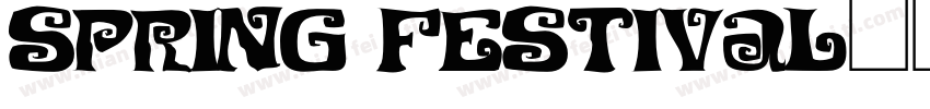 Spring Festival字体转换